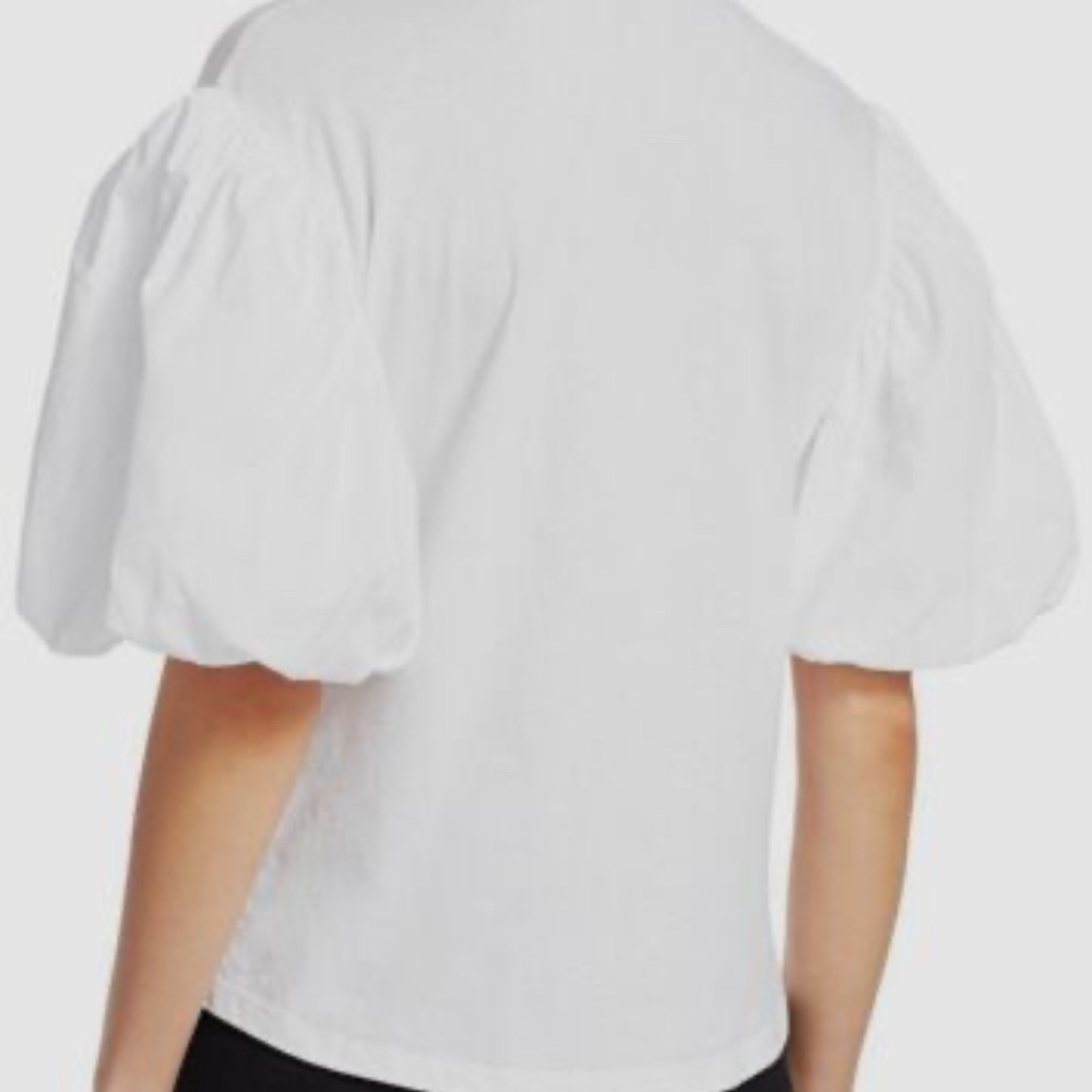 New Oversized Puff Sleeve Elevated Basic Basic Wh… - image 2